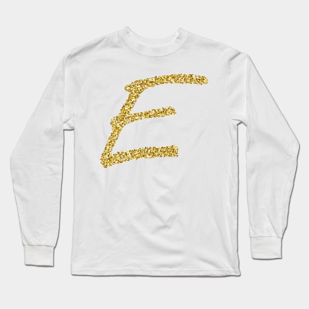 Sparkling E Letter Long Sleeve T-Shirt by DiorBrush